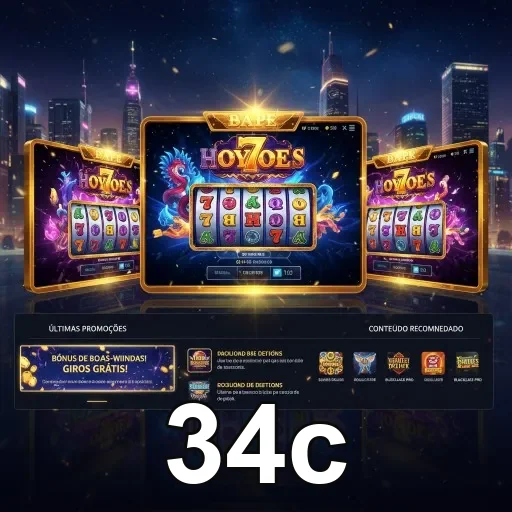 Jogue com mais controle na 34c com foco responsável